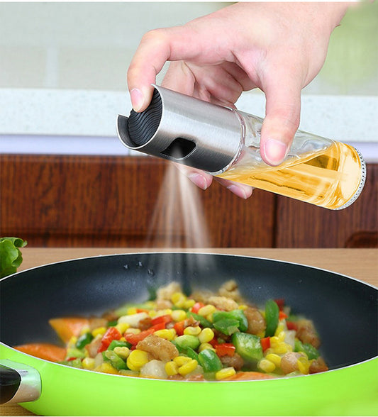 Kitchen Cooking Oil Vinegar Spray Bottle